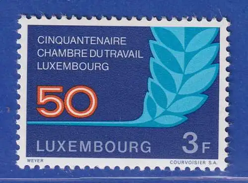 Luxemburg 1973 50 Jahre Arbeiterkammer Mi.-Nr. 868 **/MNH