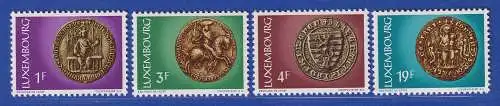 Luxemburg 1974 Kultur Siegel des 13. und 14. Jahrhunderts Mi.-Nr. 878-81 **/MNH