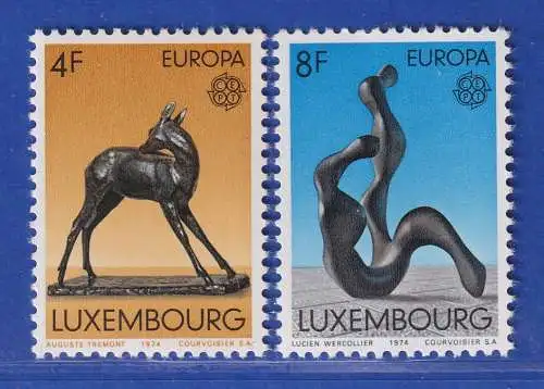 Luxemburg 1974 EUROPA Skulpturen Mi.-Nr. 882-83 **/MNH