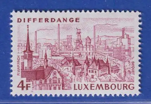 Luxemburg 1974 Industriestadt Differdingen Mi.-Nr. 892 **/MNH