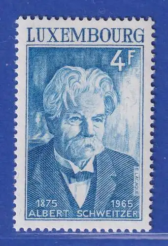 Luxemburg 1975 Albert Schweizer Missionsarzt  Mi.-Nr. 908 **/MNH