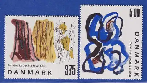 Dänemark 1998 Mi.-Nr. 1191-1194  Zeitgenössische Kunst  **/MNH