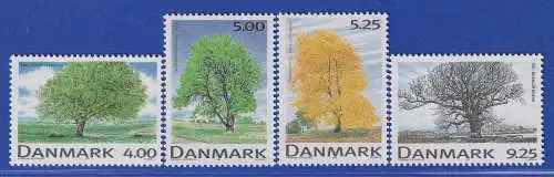 Dänemark 1998 Mi.-Nr. 1199-1202  Einheimische Bäume  **/MNH