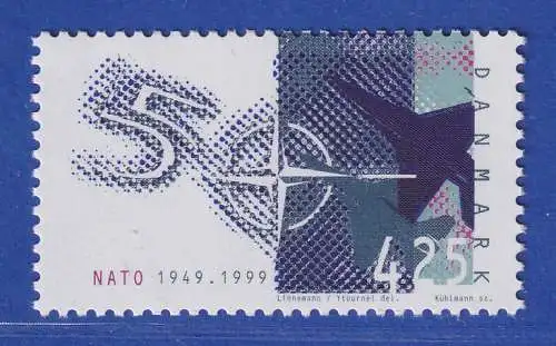 Dänemark 1999 Mi.-Nr. 1210  50 Jahre Nordatlantikpakt NATO  **/MNH