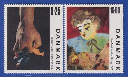 Dänemark 1999 Mi.-Nr. 1219-1220  Zeitgenössische Kunst **/MNH