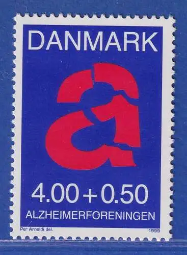 Dänemark 1999 Mi.-Nr. 1221  8 Jahre Alzheimer-Verein  **/MNH