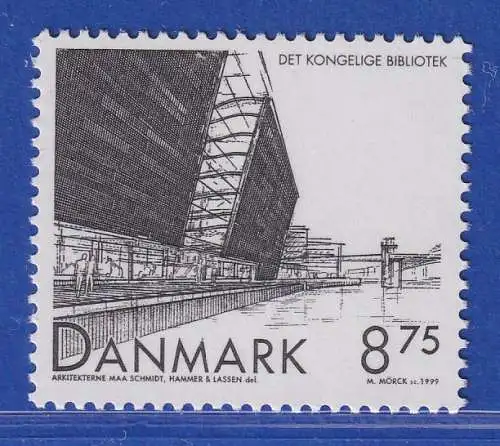 Dänemark 1999 Mi.-Nr. 1222 Einweihung Königliche Bibliothek Kopenhagen **/MNH