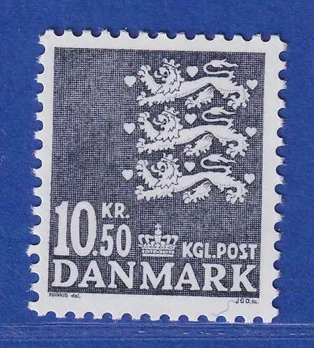 Dänemark 2002 Mi.-Nr. 1298  Freimarke: Kleines Reichswappen  **/MNH