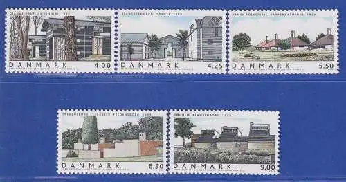 Dänemark 2002 Mi.-Nr. 1321-1325  Wohngebäude  **/MNH