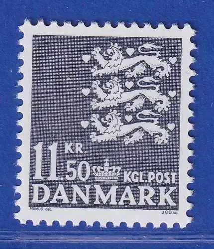 Dänemark 2003 Mi.-Nr. 1330  Freimarke: Kleines Reichswappen **/MNH