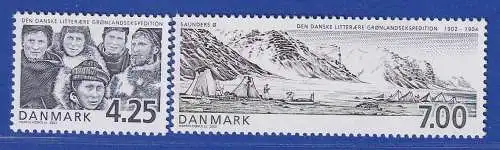 Dänemark 2003 Mi.-Nr. 1335-1336  100 Jahre Grönlandexpedition **/MNH