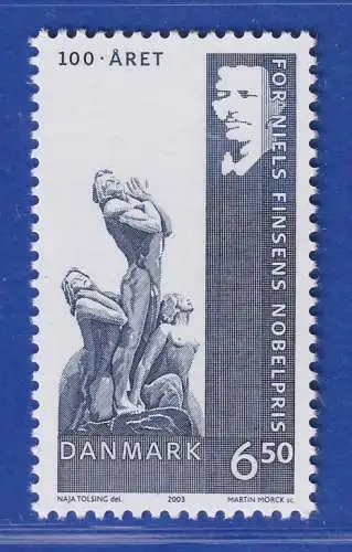 Dänemark 2003 Mi.-Nr. 1354  100 J. Nobelpreis für Ryberg Finsen **/MNH