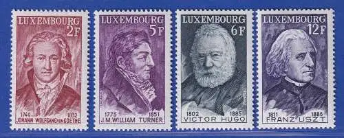 Luxemburg 1977 Persönlichkeiten Mi.-Nr. 941-44 Satz kpl. **/MNH