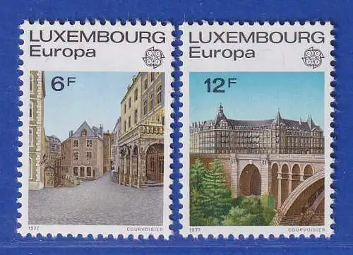 Luxemburg 1977 EUROPA Landschaften Mi.-Nr. 945-46 **/MNH