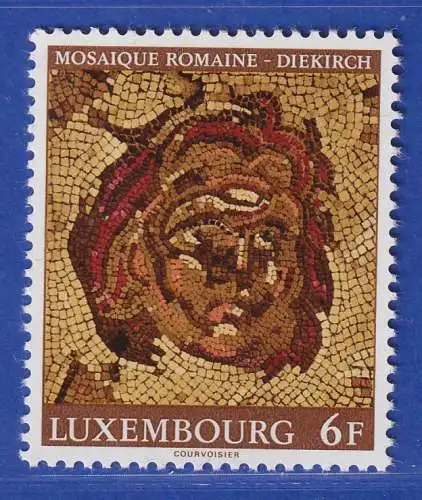 Luxemburg 1977 Medusenhaupt, Römisches Mosaik aus Diekirch Mi.-Nr. 954 **/MNH