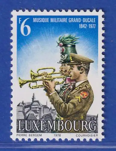 Luxemburg 1978 135 Jahre Militärkapelle Mi.-Nr. 970 **/MNH