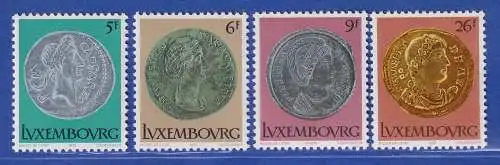 Luxemburg 1979 Kultur Alte Römische Münzen Mi.-Nr. 981-84 Satz kpl. **/MNH