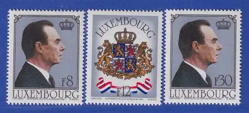 Luxemburg 1980 Großherzog Jean Blockmarken Mi.-Nr. 1022-24 Satz kpl. **/MNH