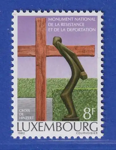 Luxemburg 1982 Denkmal der Widerstandsbewegung v. 1940 Mi.-Nr. 1050 **/MNH