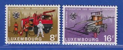 Luxemburg 1983 Landes-Feuerwehrverband Mi.-Nr. 1068-69 **/MNH