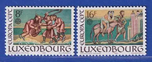 Luxemburg 1983 EUROPA Große Werke d. menschlichen Geistes Mi.-Nr. 1074-75 **/MNH