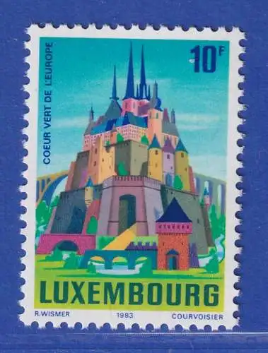 Luxemburg 1983 Stadt Luxemburg "Grünes Herz Europas"  Mi.-Nr. 1085 **/MNH