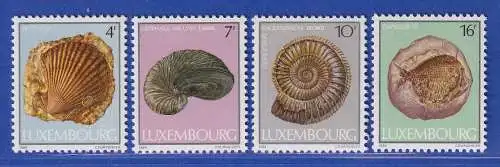 Luxemburg 1984 Kultur Fossilien Mi.-Nr. 1107-10 Satz kpl. **/MNH