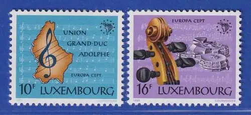 Luxemburg 1985 Europäisches Jahr der Musik  Mi.-Nr.1125-26 **/MNH