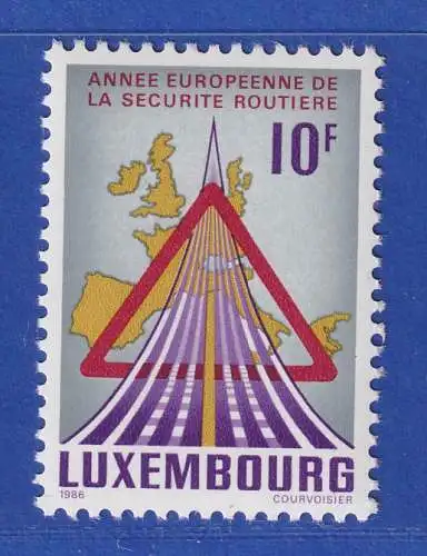 Luxemburg 1986 Verkehrssicherheit Mi.-Nr. 1162 **/MNH