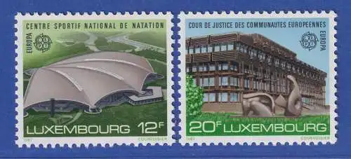 Luxemburg 1987 Europa Moderne Architektur Mi.-Nr. 1174-75 **/MNH