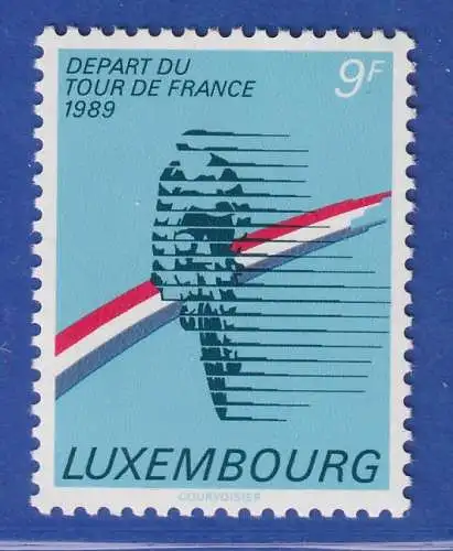 Luxemburg 1989 Start der Tour de France in Luxemburg Mi.-Nr. 1224 **/MNH