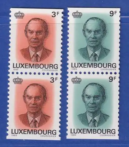 Luxemburg 1989 Thronjubiläum Großherzog Jean Mi.-Nr. 1225-26 **/MNH