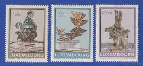 Luxemburg 1990 Springbrunnen Mi.-Nr. 1248-50 **/MNH