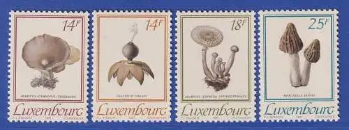 Luxemburg 1991 Pilze Redouté-Zeichnungen Mi.-Nr. 1267-70 Satz kpl. **/MNH