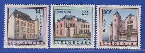 Luxemburg 1993 Adels- und Patrizierhäuser Mi.-Nr. 1320-22 **/MNH