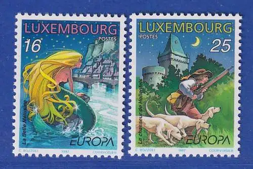 Luxemburg 1997 EUROPA Sagen und Legenden Mi.-Nr. 1418-19 **/MNH