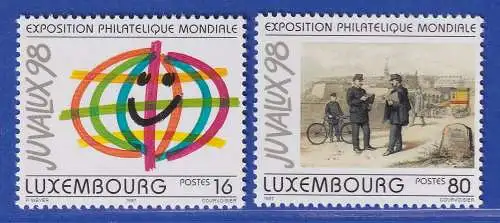 Luxemburg 1997 Briefmarkenausst. der Jugend JUVALUX '98 Mi.-Nr. 1423-24 **/MNH