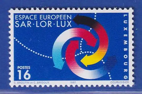 Luxemburg 1997 Europäische Region Sar-Lor-Lux Mi.-Nr. 1425 **/MNH