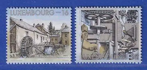 Luxemburg 1997 Mühle von Kalborn und Ramelli-Mühle Mi.-Nr. 1429-30 **/MNH