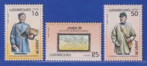 Luxemburg 1998 Briefmarkenausst. der Jugend JUVALUX '98 Mi.-Nr. 1446-48 **/MNH