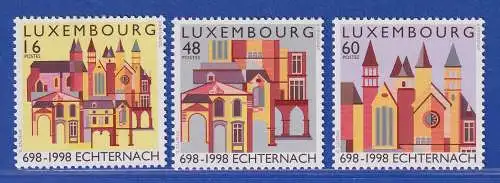 Luxemburg 1998 1300 Jahre Abtei Echternach Mi.-Nr. 1456-58 **/MNH