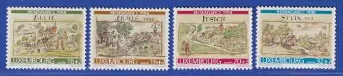 Luxemburg 1998 Wohlfahrt Ortsansichten Nationalarchiv Mi.-Nr. 1460-3 **/MNH