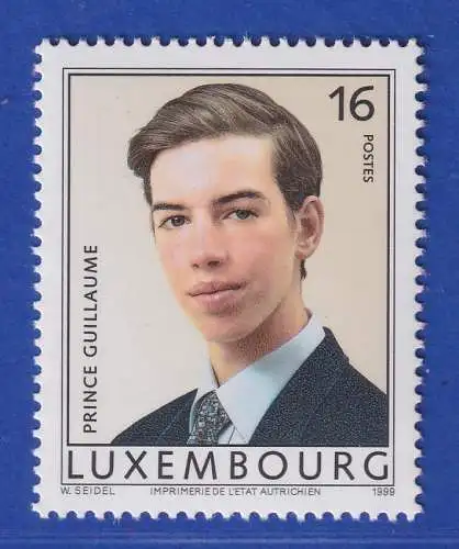 Luxemburg 1999 Prinz Guillaume Mi.-Nr. 1479 **/MNH