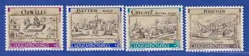 Luxemburg 1999 Wohlfahrt Ortsansichten Nationalarchiv Mi.-Nr. 1485-8 **/MNH