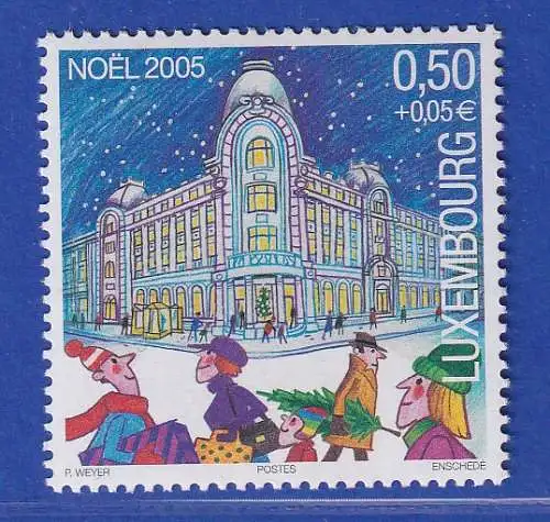 Luxemburg 2005 Weihnachten Mi.-Nr. 1694 **/MNH