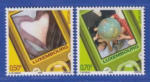 Luxemburg 2006 EUROPA Integration Mi.-Nr. 1709-10 **/MNH