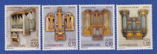 Luxemburg 2006 Wohlfahrt Orgeln Mi.-Nr. 1724-27 Satz kpl. **/MNH