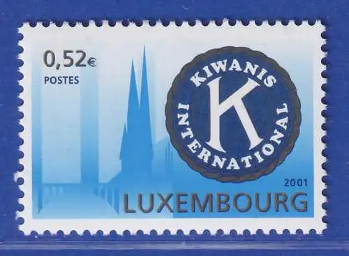 Luxemburg 2001 Kiwanis International Mi.-Nr. 1558 **/MNH