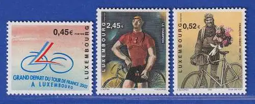 Luxemburg 2002 Start der Tour de France Mi.-Nr. 1574-76 Satz kpl. **/MNH