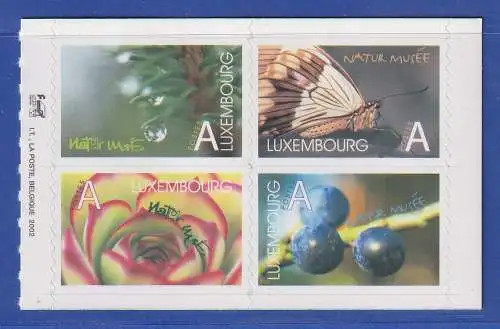 Luxemburg 2002 Naturmuseum, Grund Mi.-Nr.1585-88 A Satz kpl. **/MNH